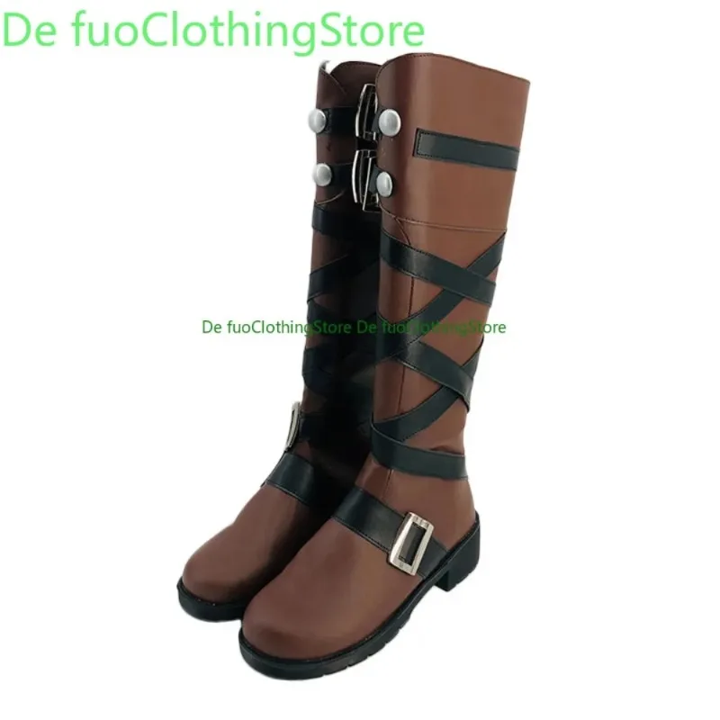 DefuoArknights Fiammetta Cosplay Schuhe Anime Convention Stiefel Anime Spiel Rollenspiel Schuhe Und Stiefel Halloween Party