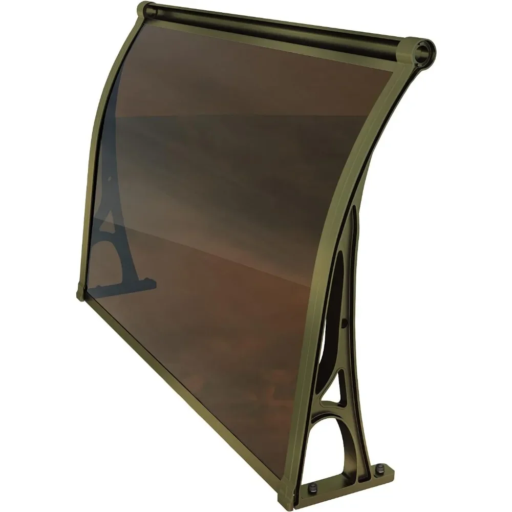 UPF 50+aluminum bracket sunshade, UV resistant, rain resistant, and snow resistant solid board 