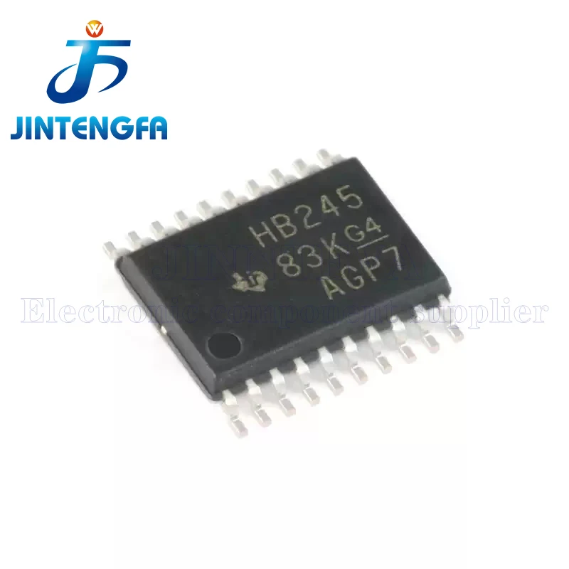 10PCS SN74AHCT245PWR HB245 TSSOP-20 Three-state Output Eight-way Bus Transceiver SMD Logic Chip Brand New Authentic