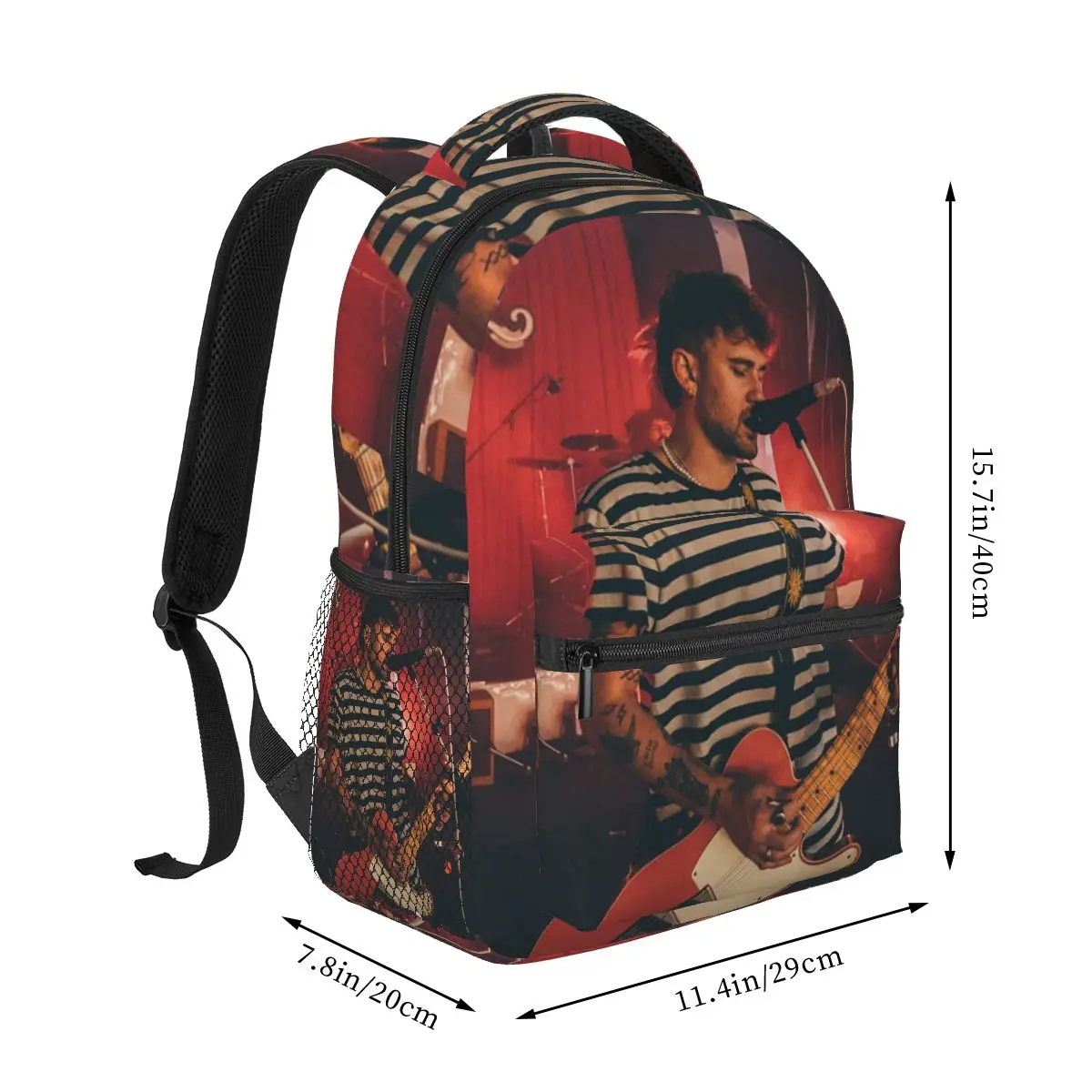Rapper Dani Fernandez Fashion Graphics Backpack Student Boys Girls BookBag Kids School Bag Computer Shoulder Bags for Men Women