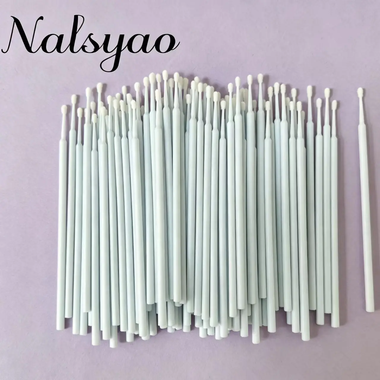 100/200pcs Eyelash Cleaning Brush Lash Extension Micro Cotton Swab Eyelashes Microbrush Beauty Makeup Tools