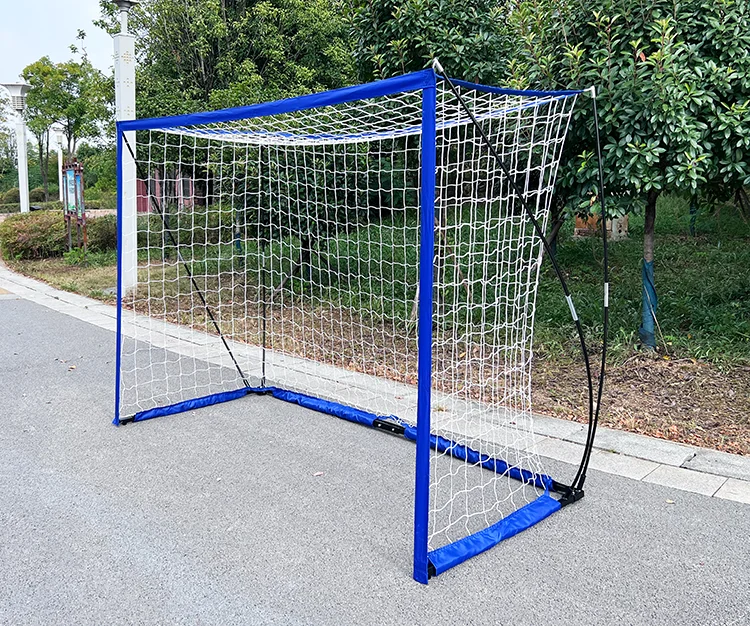 Hochwertiges, individuelles, tragbares, faltbares Fußballtor-Set, langlebiges Fußballnetz und Torpfosten für den Trainingsgebrauch