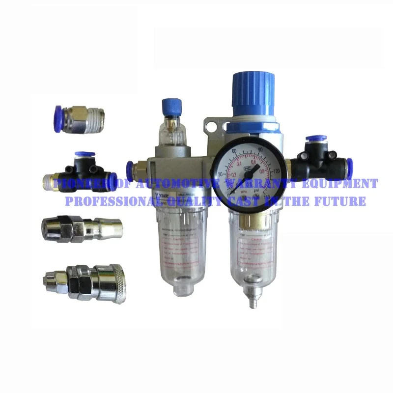 Tire Removal Machine Accessories - Oil Mist Regulator with Pressure Reducing Valve, Oil-Water Separator Filter