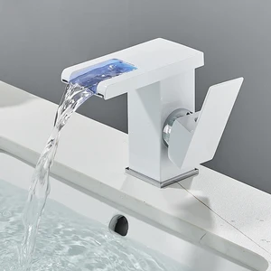 Led luxury shinth tap bathroom sink, tall and short tap, hot and cold water mixer 10 Main Sales Luxury Bathroom Tap - №1