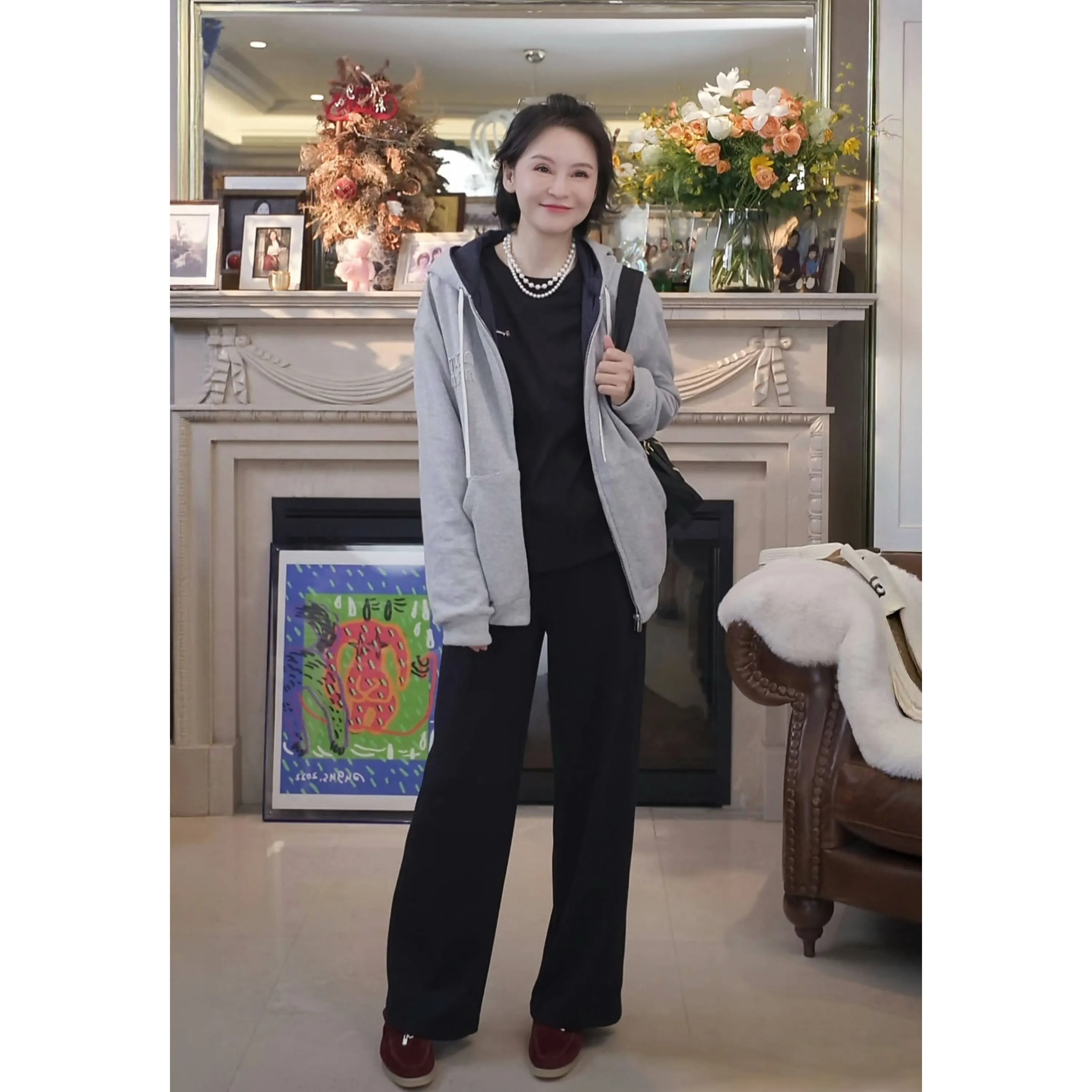 

MIU Series Dual-Wear Long Velvet Cotton Hooded Jaet 00 s Faionable All-Season Women's Casual Sle Outerwear