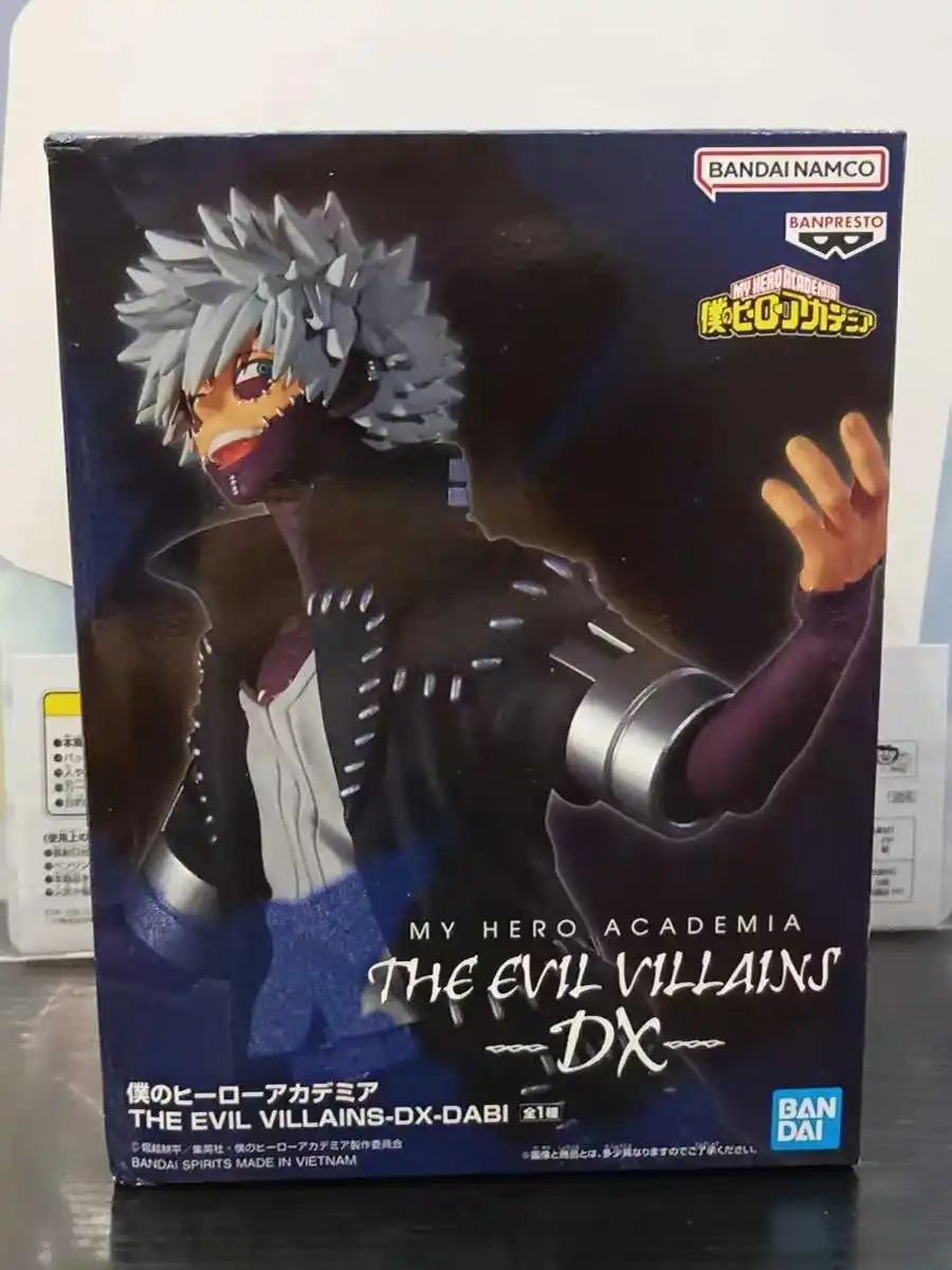 

In Stock Original Bandai Banpresto My Hero Academia Dabi Anime Characters Model Toys Birthday Present Garage