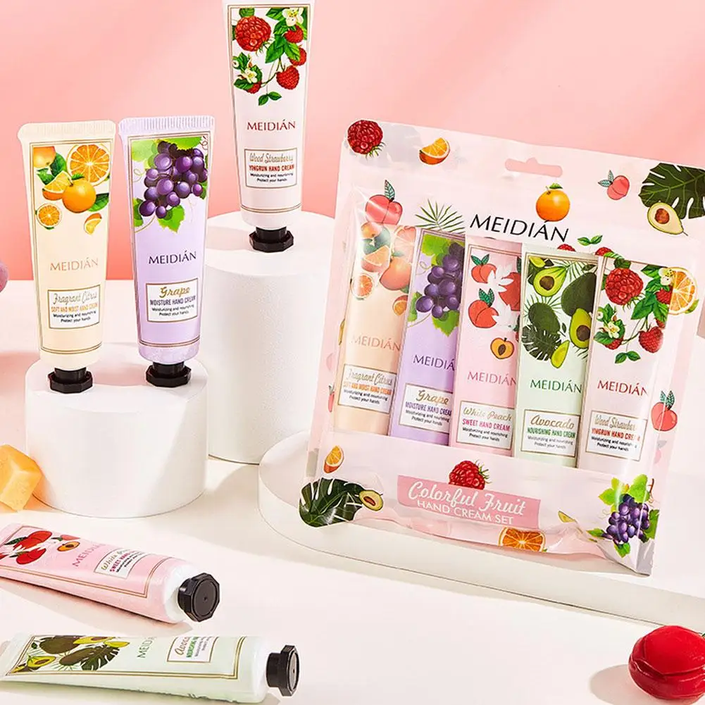 Fruity Hand Cream Long Lasting Fragrance Hydrating Lightweight Moisturizer for Soft Smooth Hands and Daily Hand Care