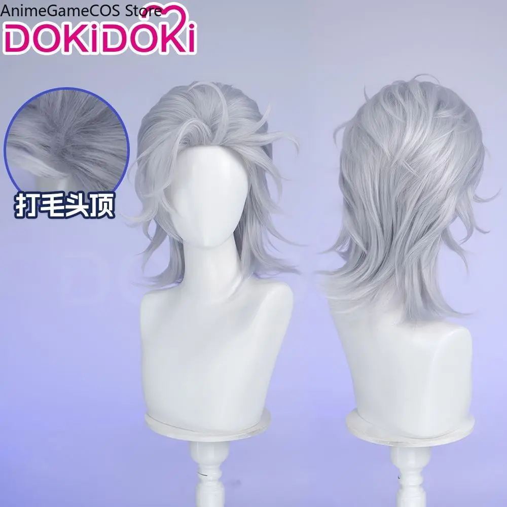 Anime Record of Ragnarok Hades Cosplay Wig Special Silver Gray Hair Comic Con Prop Role Play Accessory Men Halloween Gift