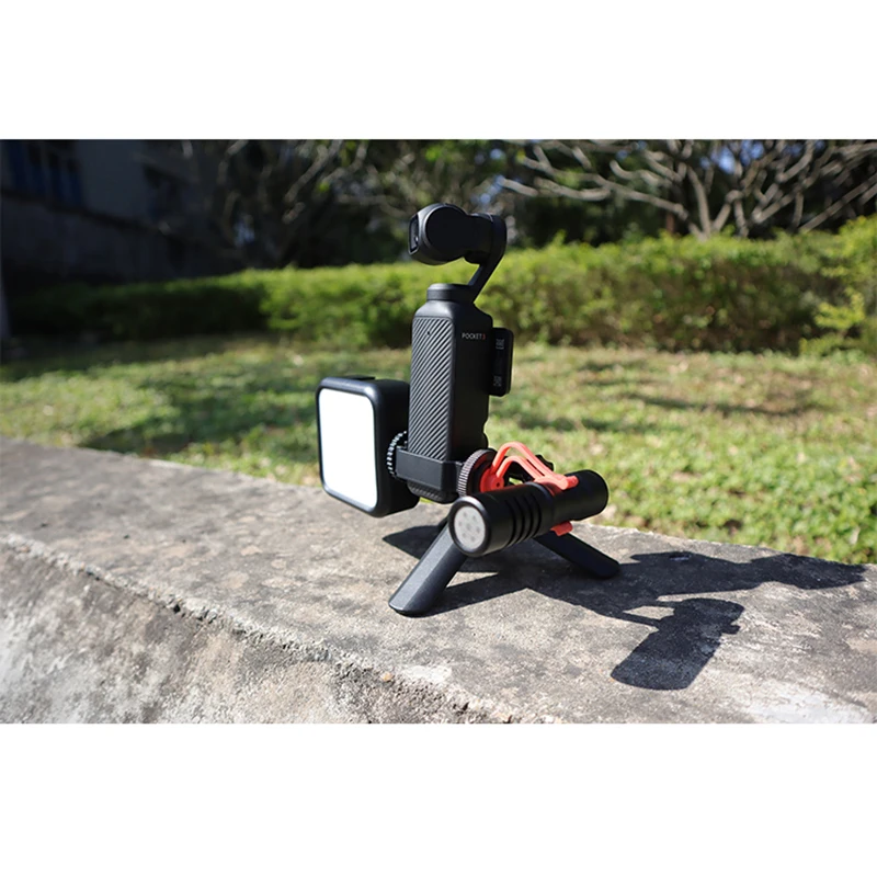 DJI OSMO 포켓 3 카메라 액세서리용 짐벌 확장 프레임 어댑터, 전면 후면 고정 브래킷 클립, 3 인 1