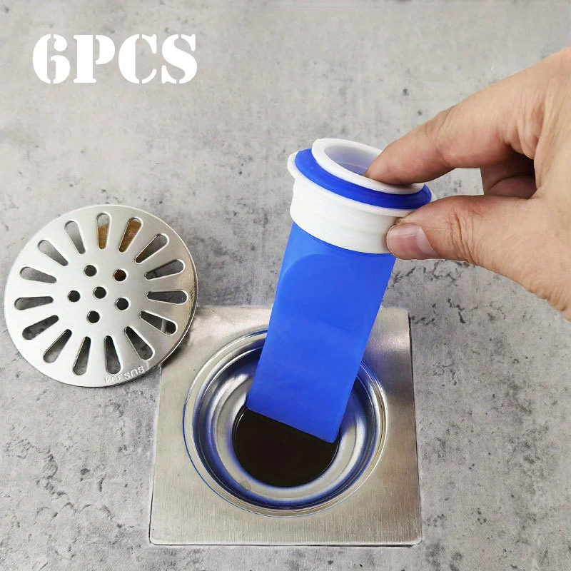 Silicone Floor Drain Core One Way Valve Anti Odor Backflow Preventer Adjustable Sewer Pipe Seal for Bathroom Kitchen Sink