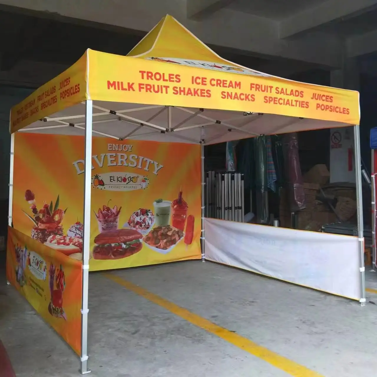 

Marquee 3x3m Gazebo Pop up Canopy Custom Tent 3x3m Outdoor Big for Advertising Event Retractable