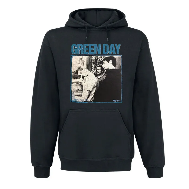 Novo Moletom Masculino de Manga Longa Estilo Rock Punk Green Day 2026, Jaqueta com Capuz para Outono e Inverno