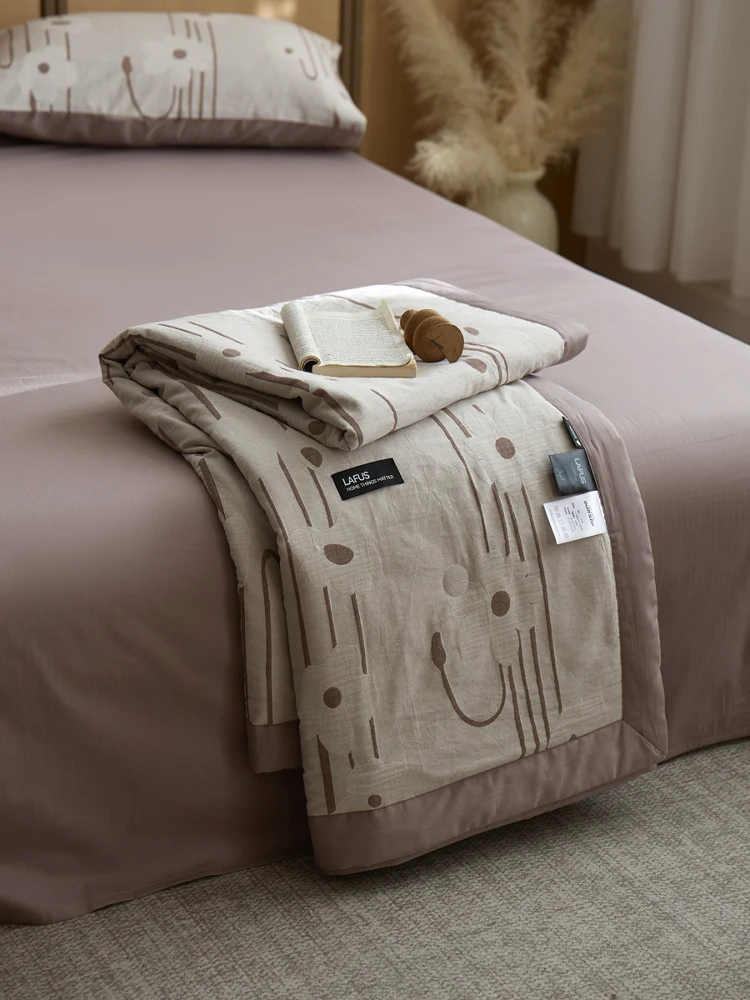 

Class a Materni Cotton Waed Cotton Color Woven Large-sc Embroidery Summer Quilt Air Conditioner Summer Cool Quilt 00 ...