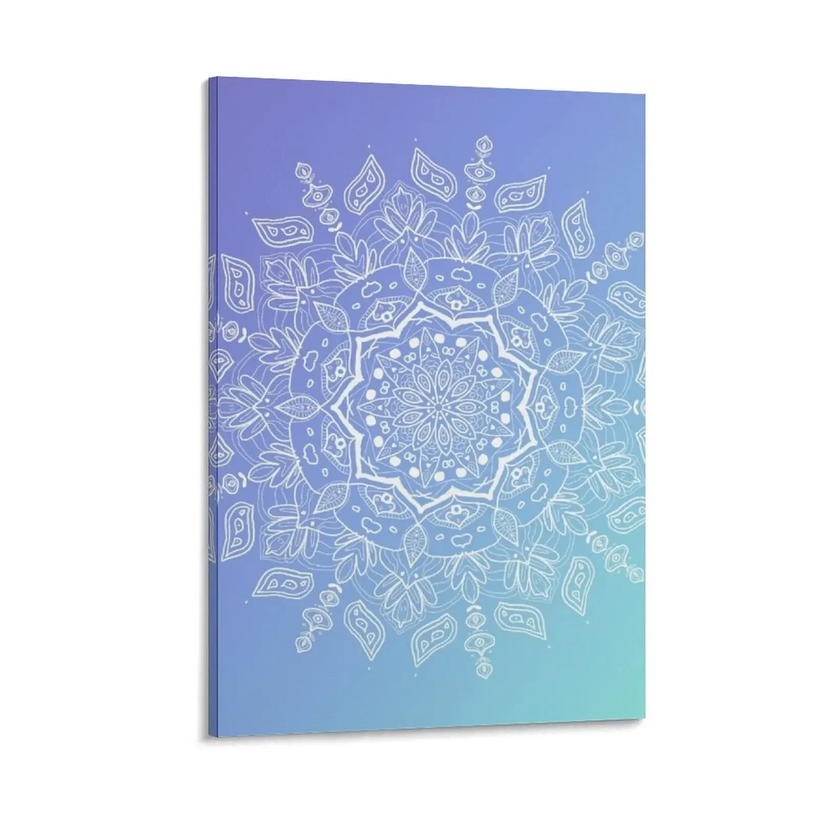 

Boho blue purple mandala Canvas Painting wall decor decoration for the room living room decoration anime posters