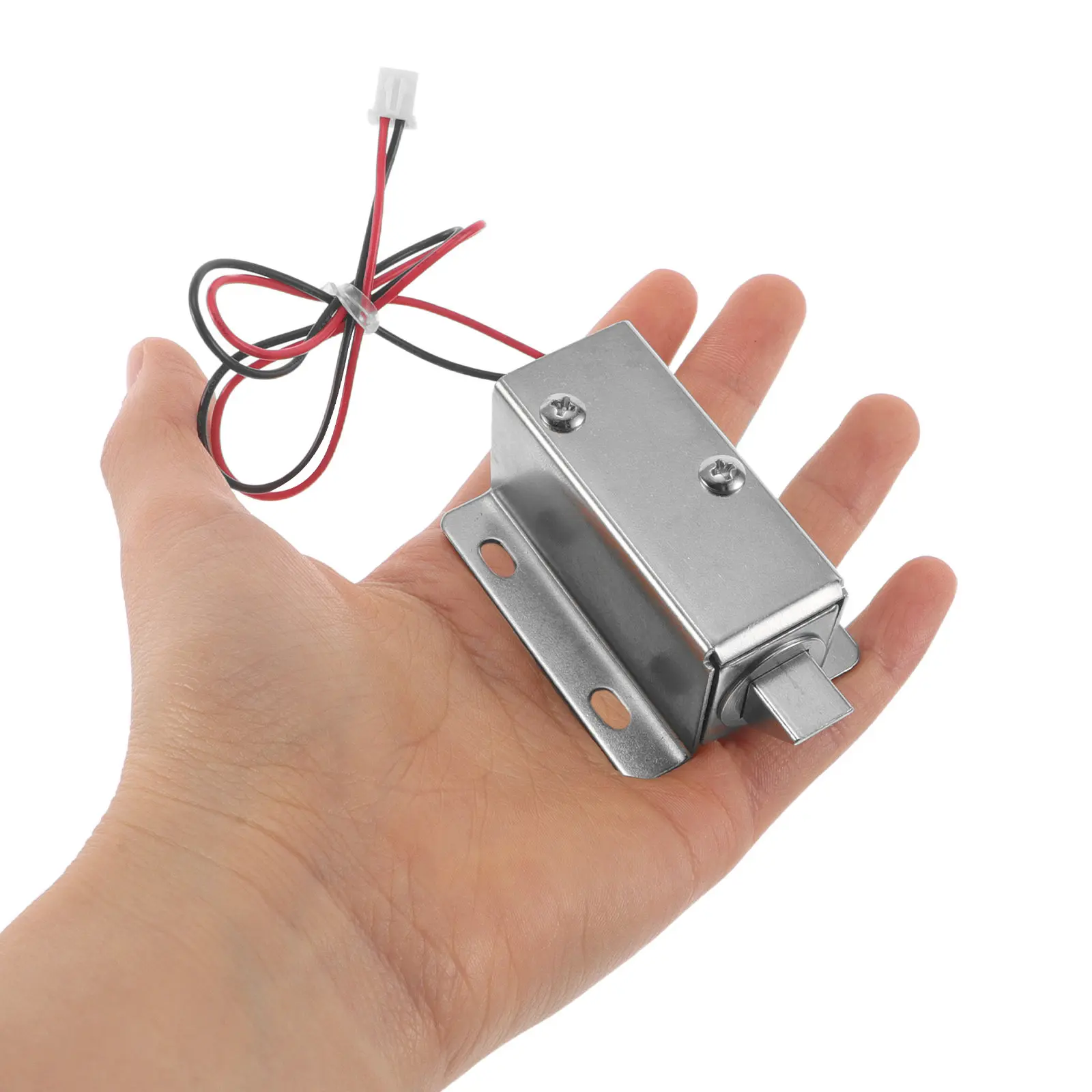 Smart Locker Downward Latch Tongue Cabinet Door Bolt Electromagnetic Solenoid Compact Electric Angled Actuator
