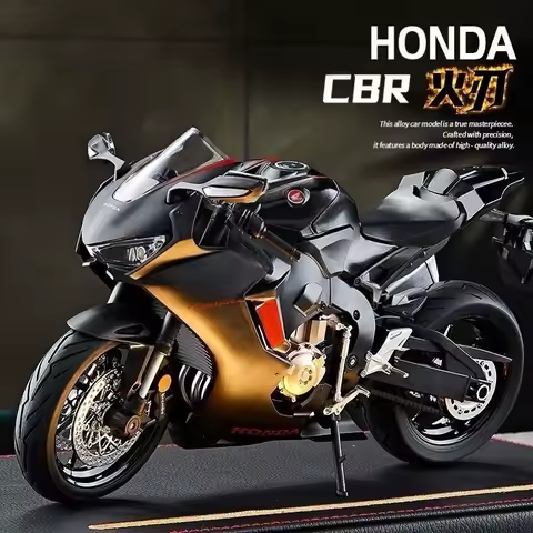 1/18 Honda HRC CBR 1000RR Fire Blade Alloy Racing Motorcycle Diecasts Metal Street Sports Motorcycle Model Simulation Kids Gifts