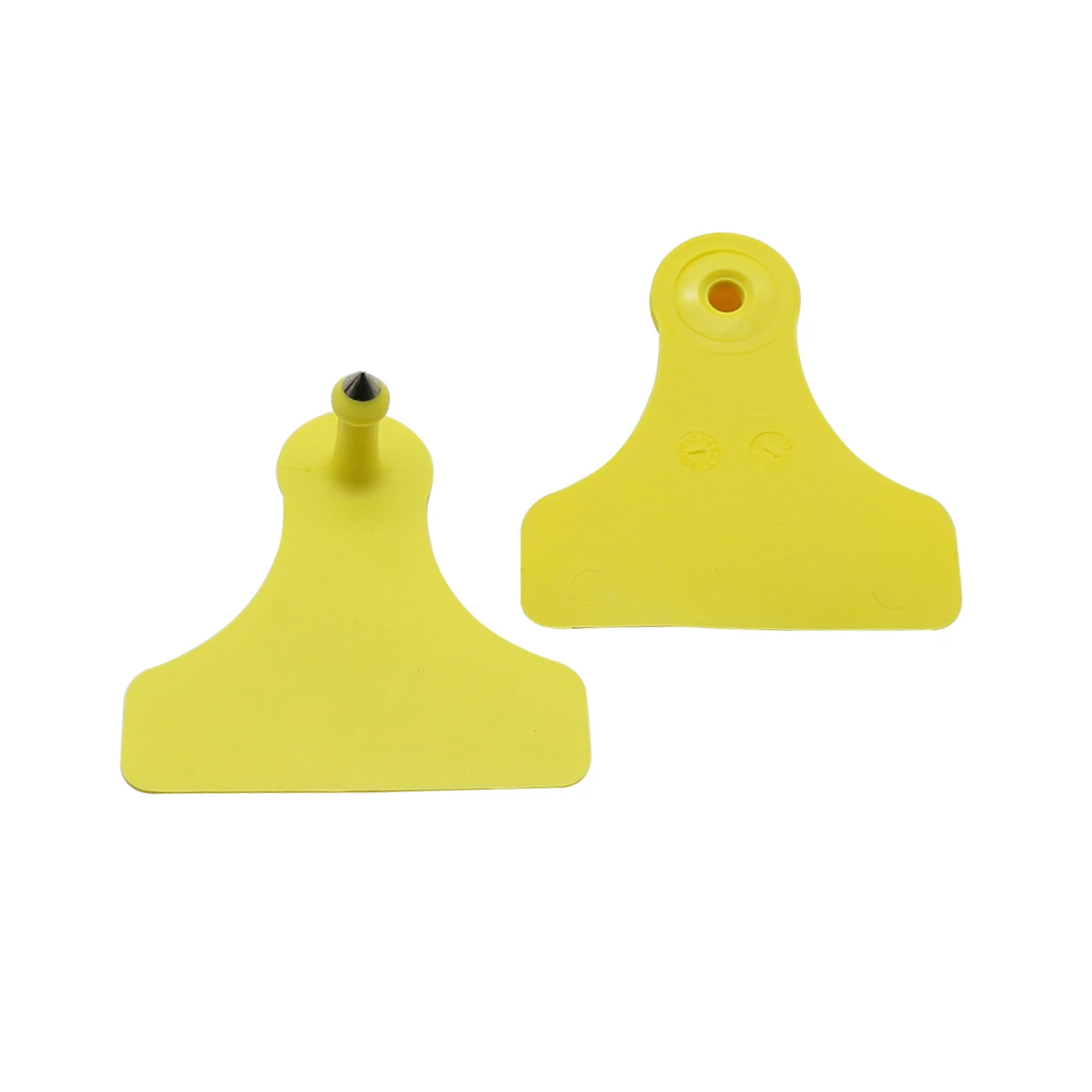 5 Pz 60*58mm Maiale Sow Bovini TPU Ear Tag Piastra Senza Parole Double-sided In Bianco Etichetta Numero Personalizzato Identificazione di Animali da Fattoria