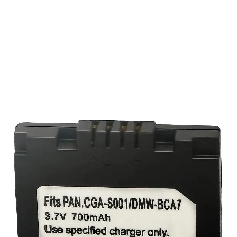 DMC-FX1EG DMC-F1 3.7V 700mAh Digital Camera CGA-S001 DMW-BCA7 Lithium Battery Pack