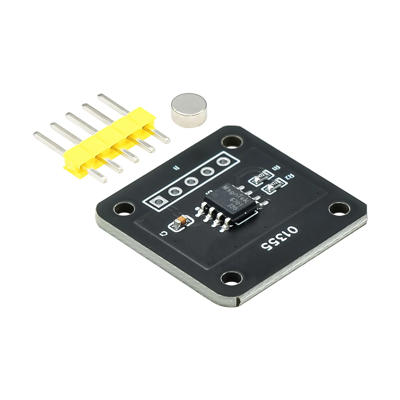 

MT6701 Magnetic Encoder Module 14-Bit High Precision Angle Measurement Sensor Instead of AS5600 for Arduino Magnetic Induction