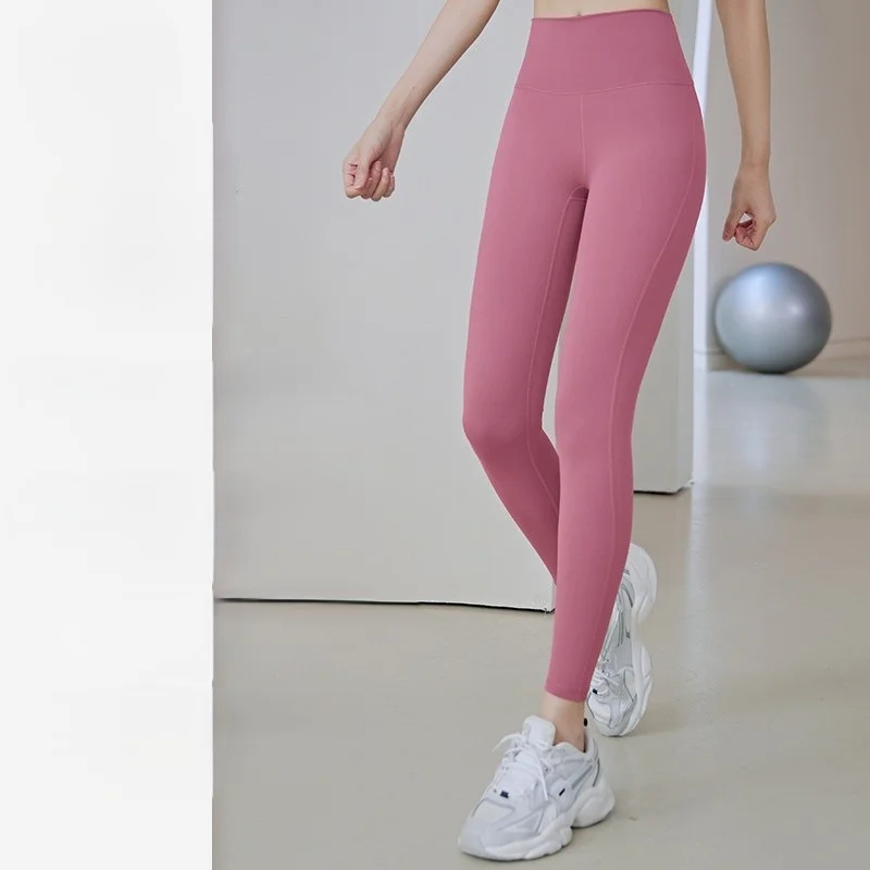 

Yoga Pants Loose Women Snag Ultra Thin Comfortable All Season Bare Skin Bell Bottom Touch Shape Outer Side Cut Anti Slip Style