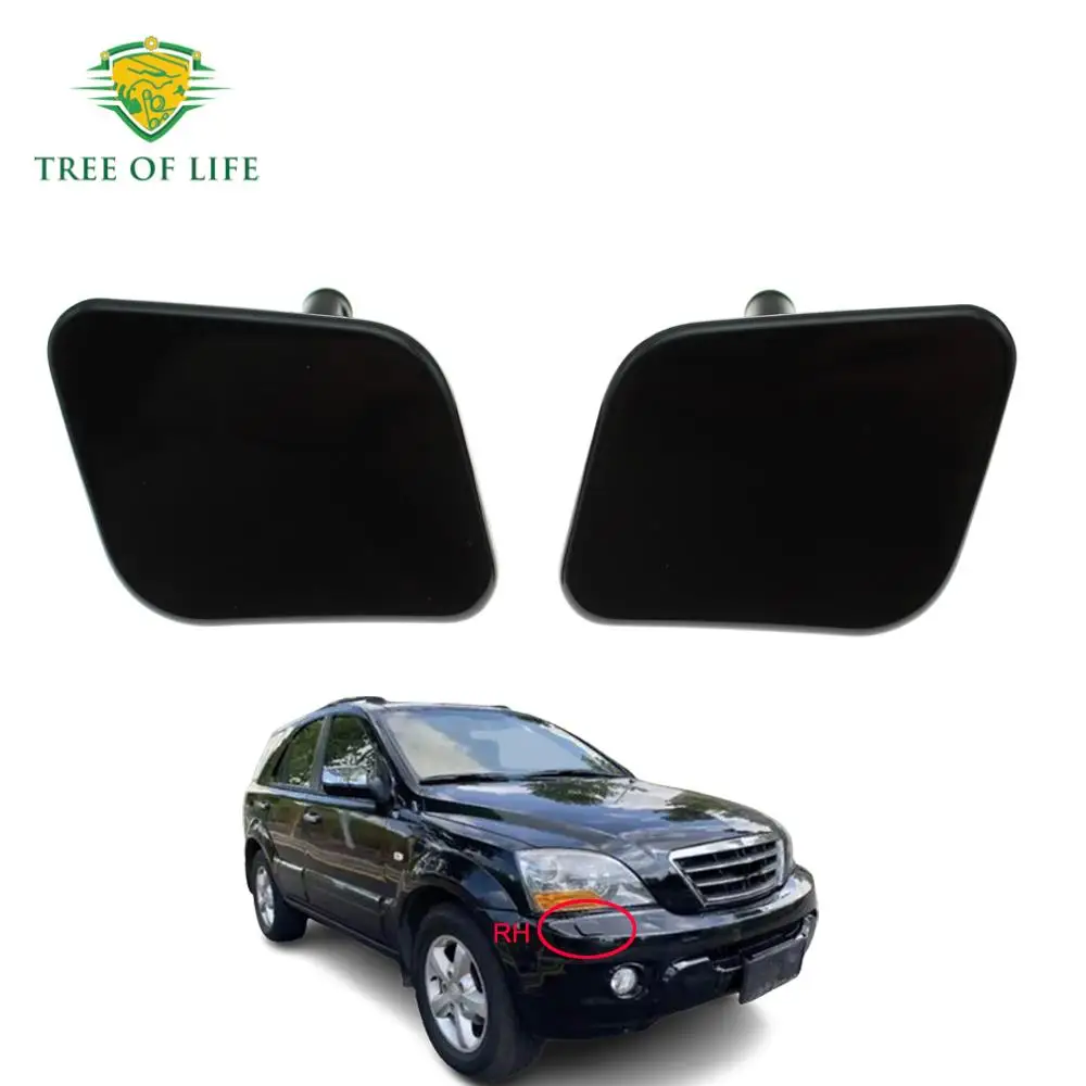 

Front Bumper Headlight lamp Washer Spray Nozzle Cover Jet Cap For Kia Sorento Mk I 2006 2007 2008 2009 High-Quality RH&LH