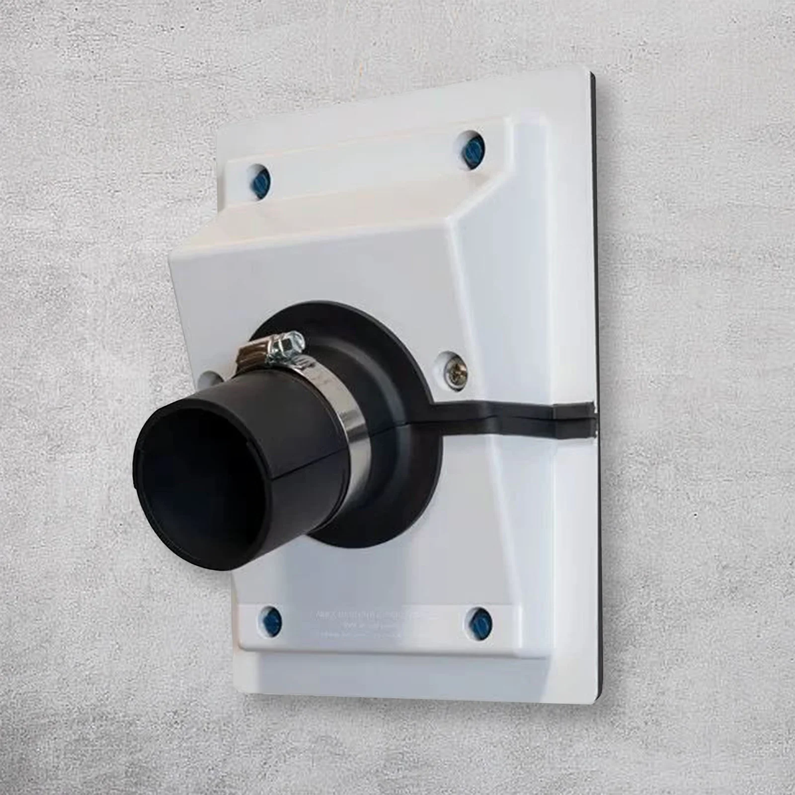 مجموعة غطاء اختراق الجدار والتدفئة والتهوية وتكييف الهواء (HVAC) مكونة من قطعتين من غطاء فتحة الأنابيب مع حشية ناعمة لـ HVAC/Mini Split AC سهلة التركيب على الحائط