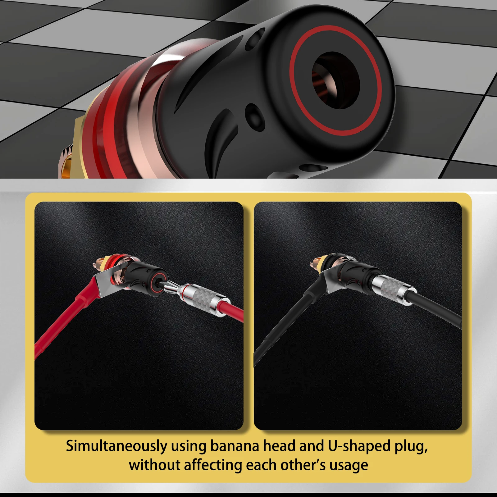 Viborg BP603, 4 Uds., poste de encuadernación de Audio Hifi de alta gama, terminales de altavoz chapados en rodio y cobre puro para entusiastas del Audio