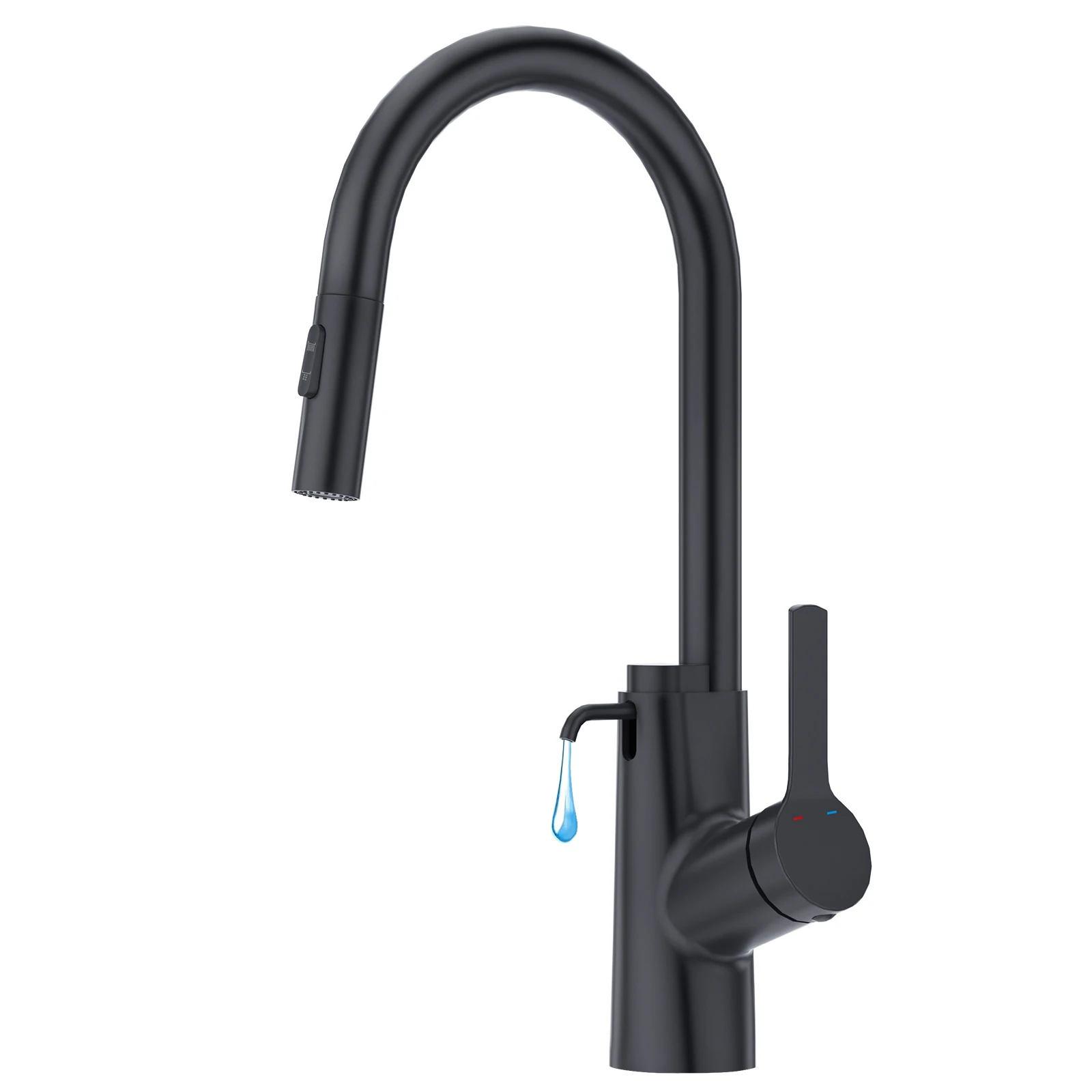 

Factory Price Faucet Black Kitchen Sink Mixer With Built In Soap Dispenser Pull Out Kitchen Faucet