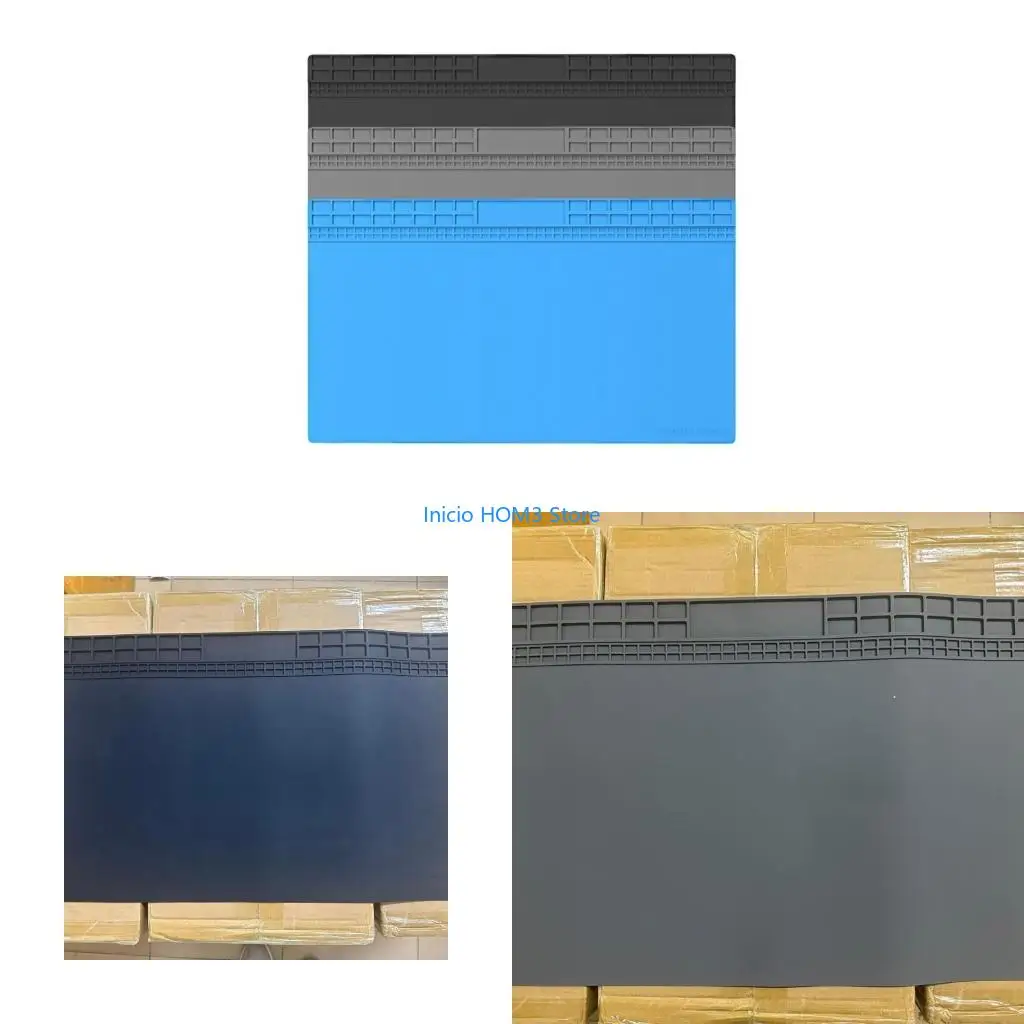 A5YD Heat Resistant Silicone Soldering Mat Phone Repair Mat Easy to Carry for Safe Electronics & Phone Repair Workstation
