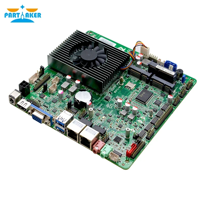 Imagem -04 - Placa-mãe Fina Dual Lan Mini Pos Itx Mainboard Tudo em um pc Itx-b430_i526l i5 4300u 4200u Usb dc 12v