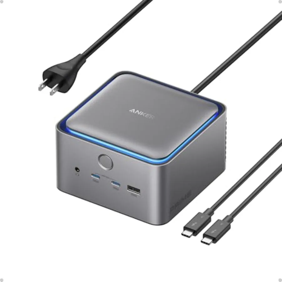 

Prime TB5 Docking Station 14-in-1 Thunderbolt 5 Dock with 120Gbps Max Transfer Thunderbolt Dock with 140W Max Charging Cooling