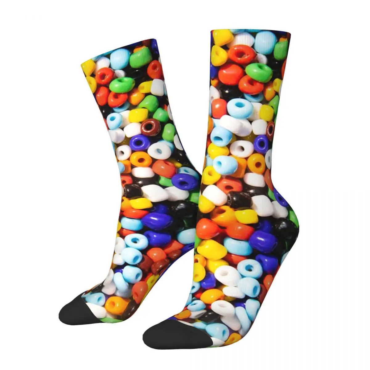 

Beads Small Details Beads Colored Socks Harajuku Stockings All Season Long Socks Accessories for Unisex Birthday Present