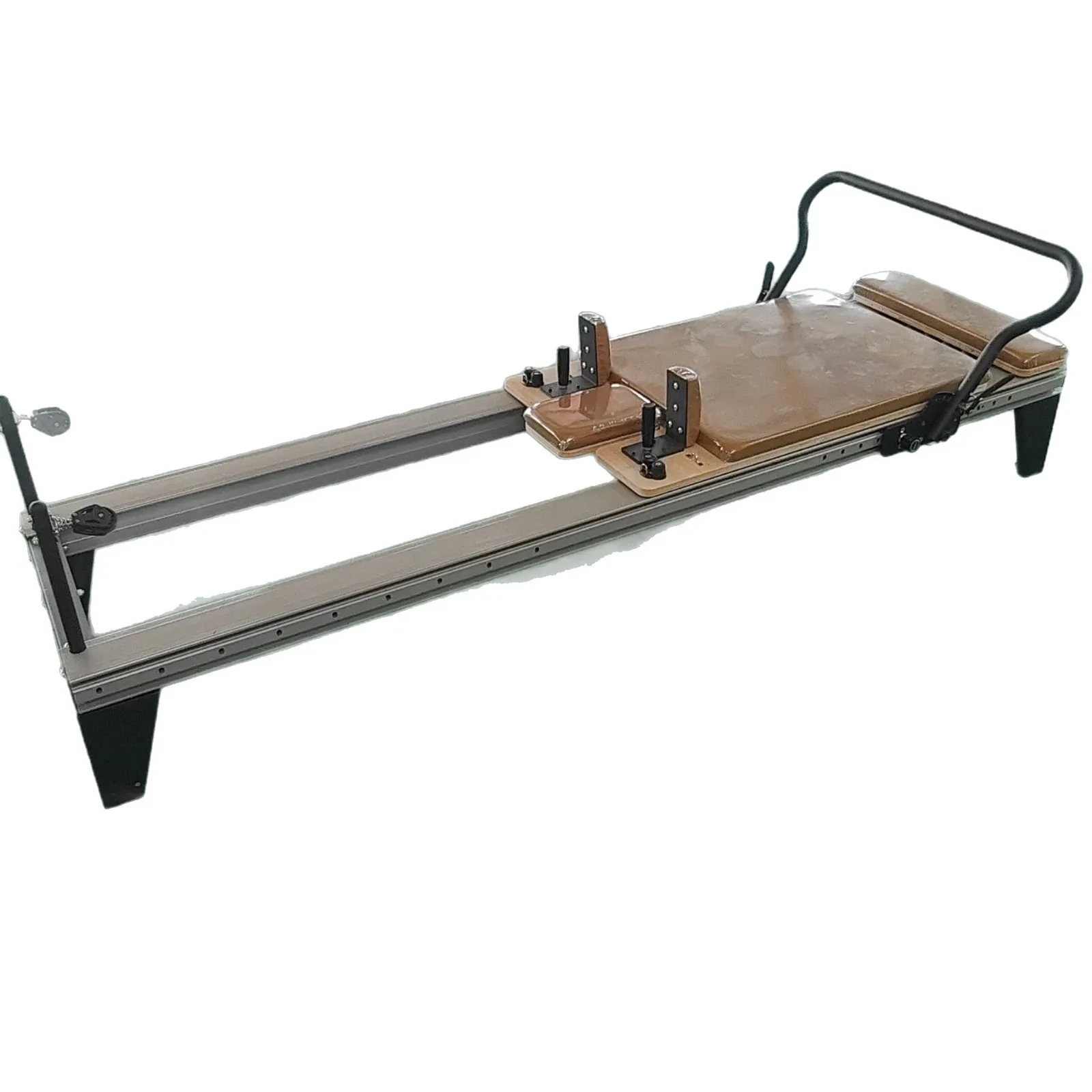 Cama central de aleación de aluminio, pista completa, pilates deslizantes, instrumento grande