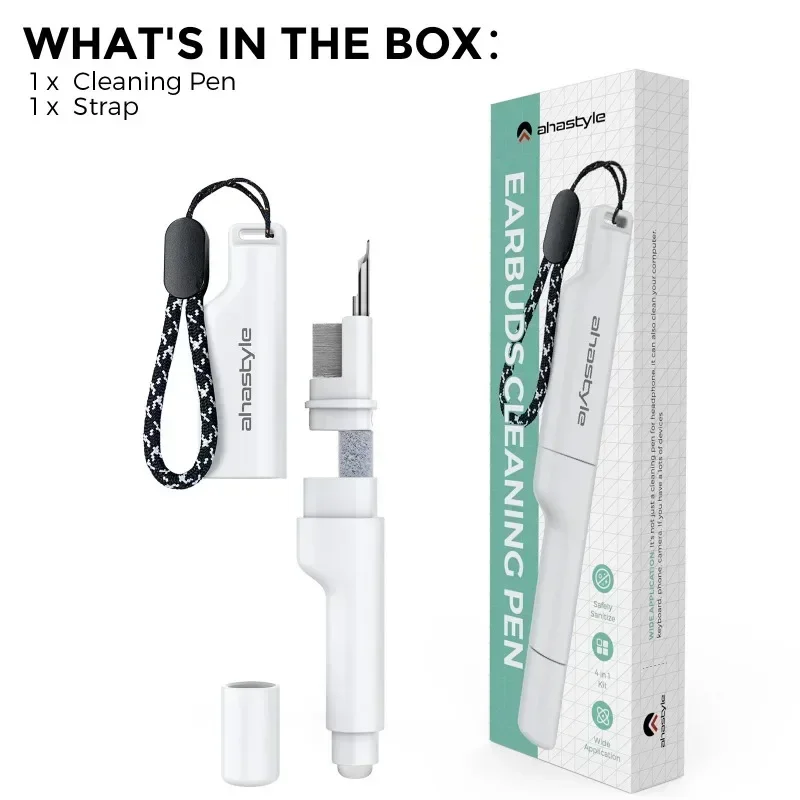 

Cleaner Kit For AiPods Cleaning Pen Brush Headphone Phone Keyboard iPad Multifunction Bluetooth Headphone Cleaning Pen