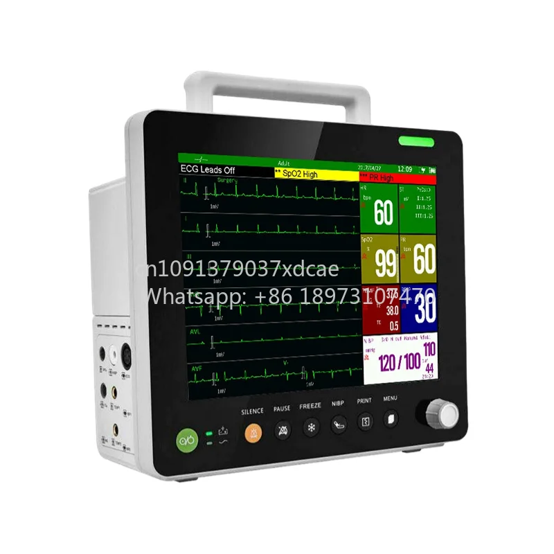 2026 New Portable Patient Monitor For Emergency Crew Team Patient Monitor 12 Lead Human Vital .ns Monitor For Operating Room