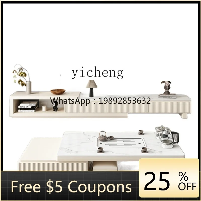 

XL Stone Plate Kung Fu Tea Table Tea Tray Retractable Table Office Tea Table Multifunctional