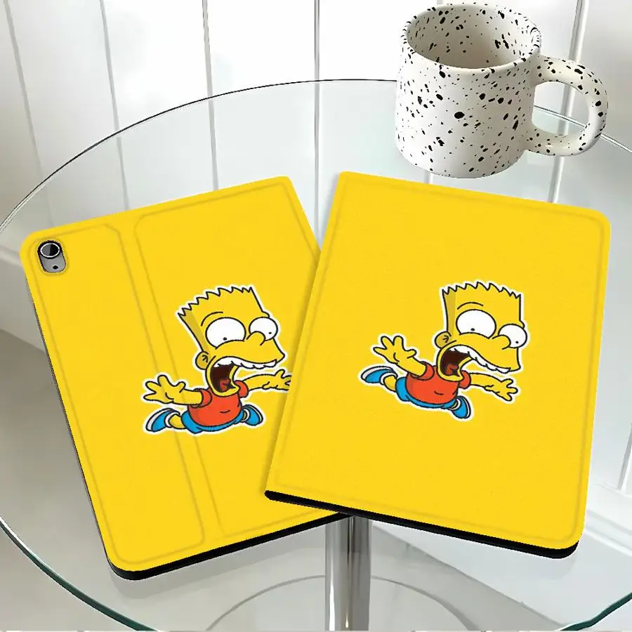 The S-Simpsons Duffy With Pencil Holder Case for Apple iPad Pro11 13 10th 7/8/9th Air 11 13 M4 M3 M2 A16 2026