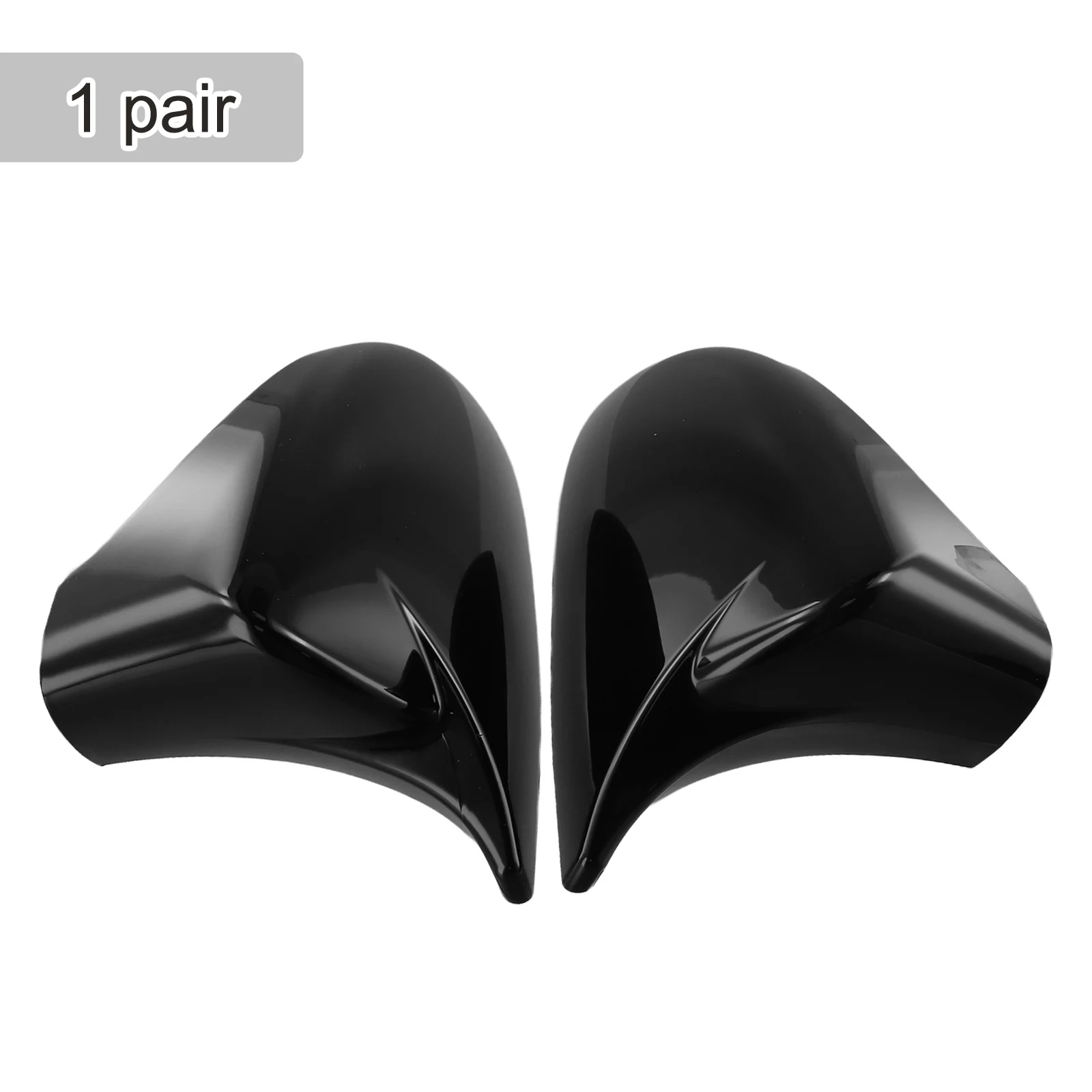 

Mirror Shells Gloss Black Cover Vehicle Upgrade Weather Resistant Cover 8791A30D10B1 For Left-Hand Drive Vehicles