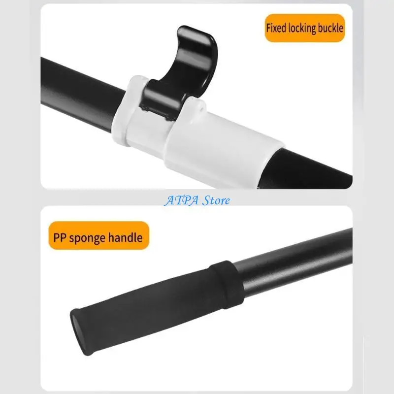 

U13C 15 Degree Curved Cleaning Mop Telescoping Car Wash Brush Car Detailing Mop 90° Replacement Head Cleaning Duster