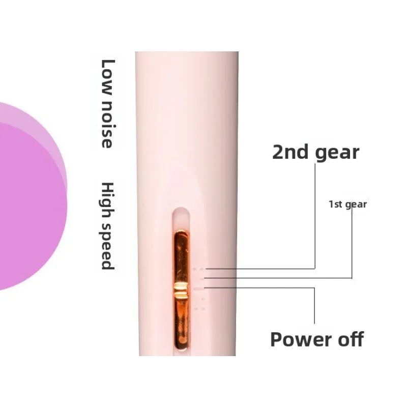Mini trapano elettrico per unghie Strumento per manicure portatile Batteria ricaricabile 5 impostazioni di velocità Smerigliatrice per unghie