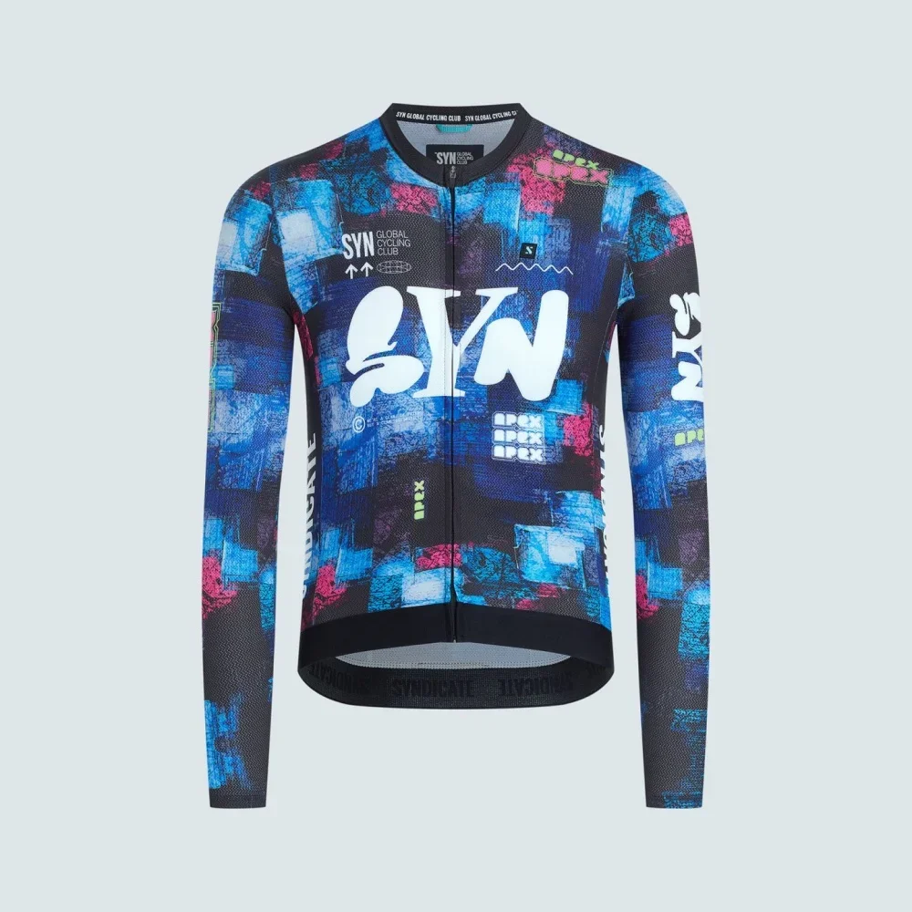 Image of BIEHLER Herren Profi-Team-Trikot Ace Langarm-Radtrikot Atmungsaktive Rennradbekleidung Wettkampf-Trainingstrikot 2026 Neu