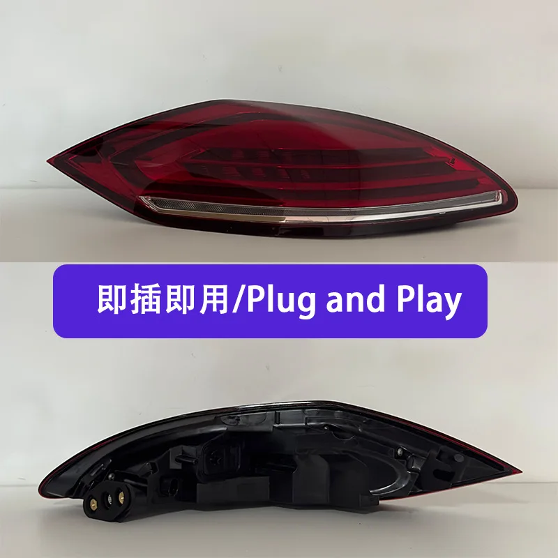-For Upgraded Full LED Tail Light Assembly for  970 2010-2013 Old New Style Rear Lamp Sequential Turn Signal ABS Material^