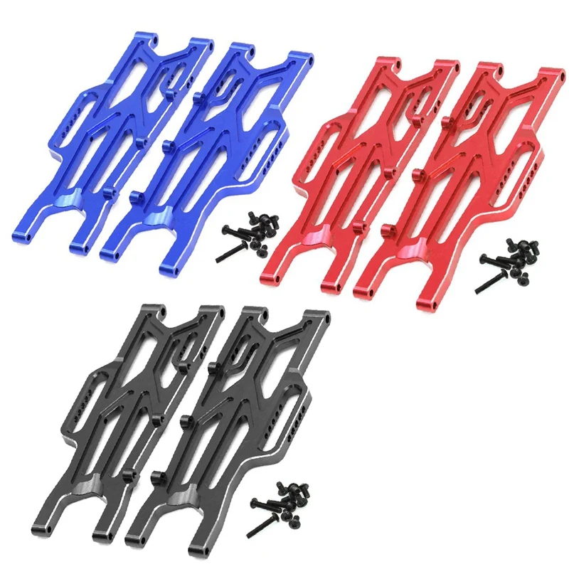Imagem -03 - Braços de Suspensão Traseira Metálica Braço Oscilante Ara330710 Arrma 10 Kraton 4x4 4s v2 Blx Peças de Atualização do Carro rc
