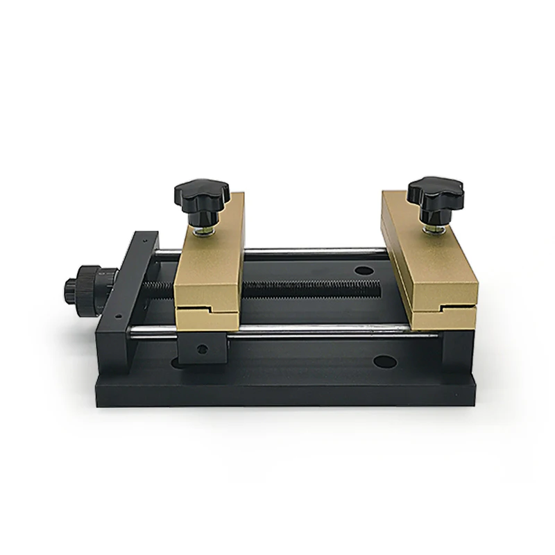Desktop Aluminum Alloy Fine Tuning Clamp Fixture With Tray For Small CO2 Fiber Laser Marking Engraving Cutting Machine
