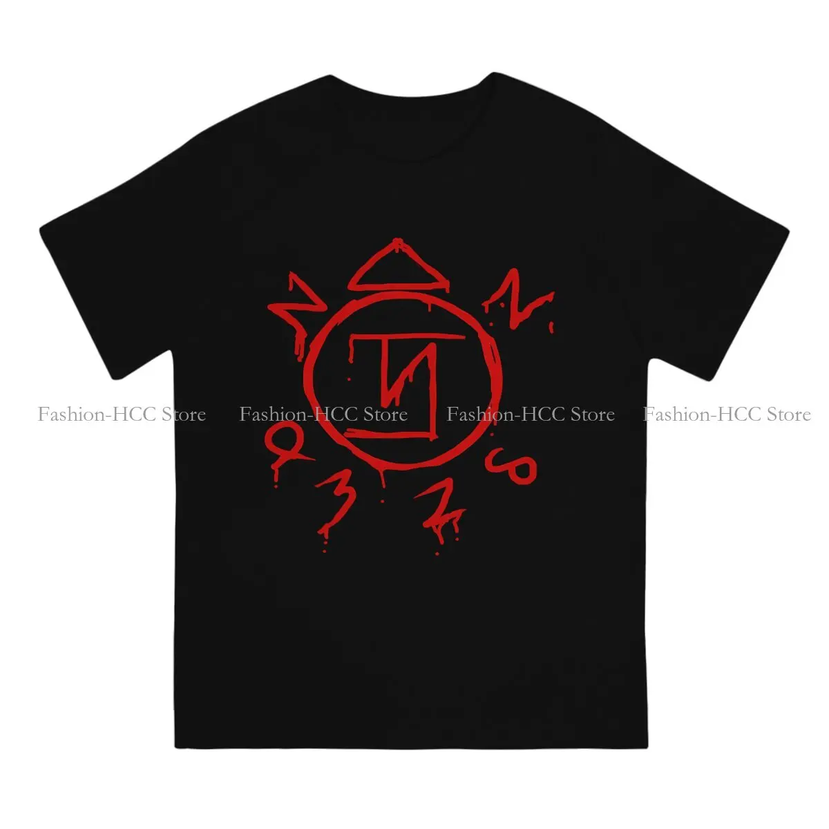 Dean Winchester Supernatural 100% Cotton TShirts Angel Sigil Print Homme T Shirt Funny 6XL