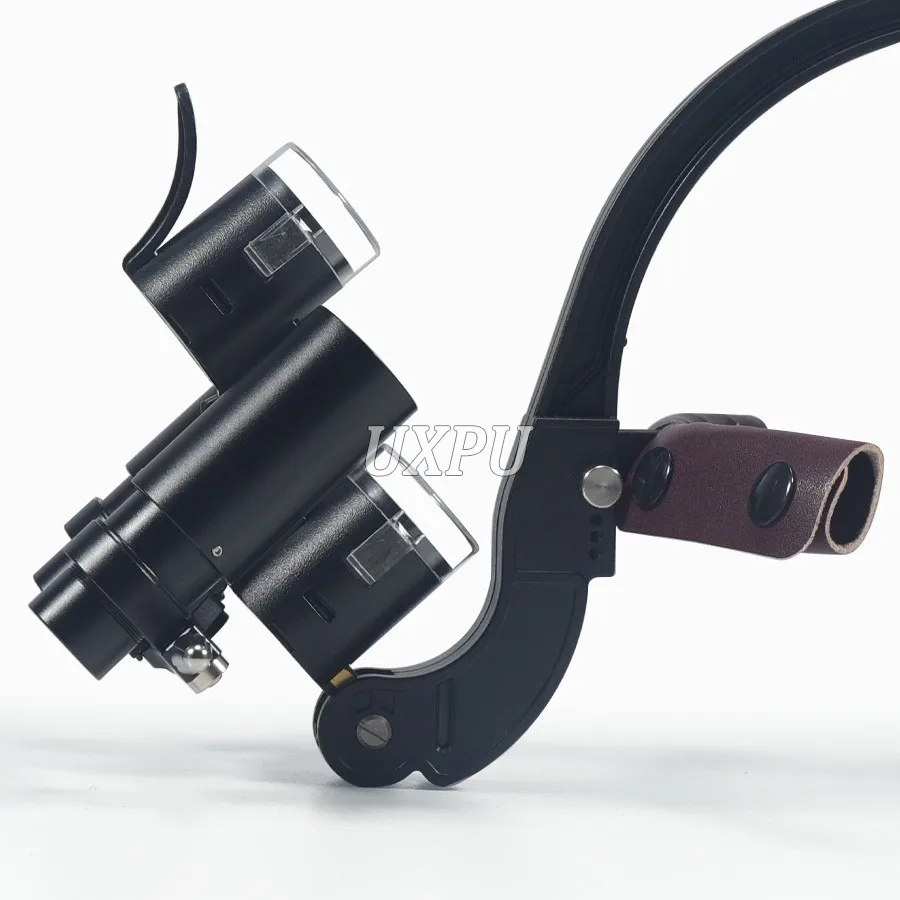 Nowo Ulepszone Lupy Dentystyczne 4X 5X 6X Opcjonalne z Podwójnymi Reflektorami LED 5W Lupy Chirurgiczne Binokularne Dentystyczne Medyczne