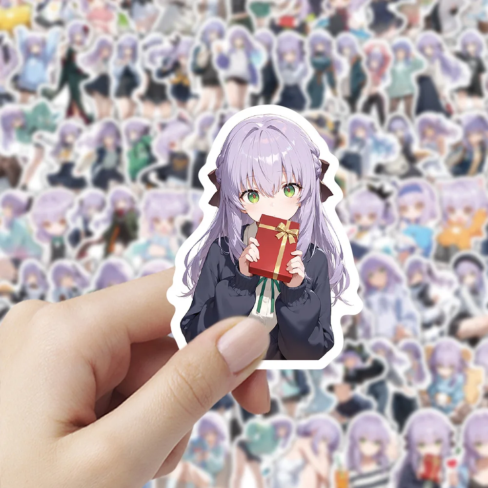 

10/50/100PCS Cartoon Cute Fun Shinoa Hiiragi Sticker Anime Seraph of the end Graffiti Waterproof Decal for Helmet Scooter Bike