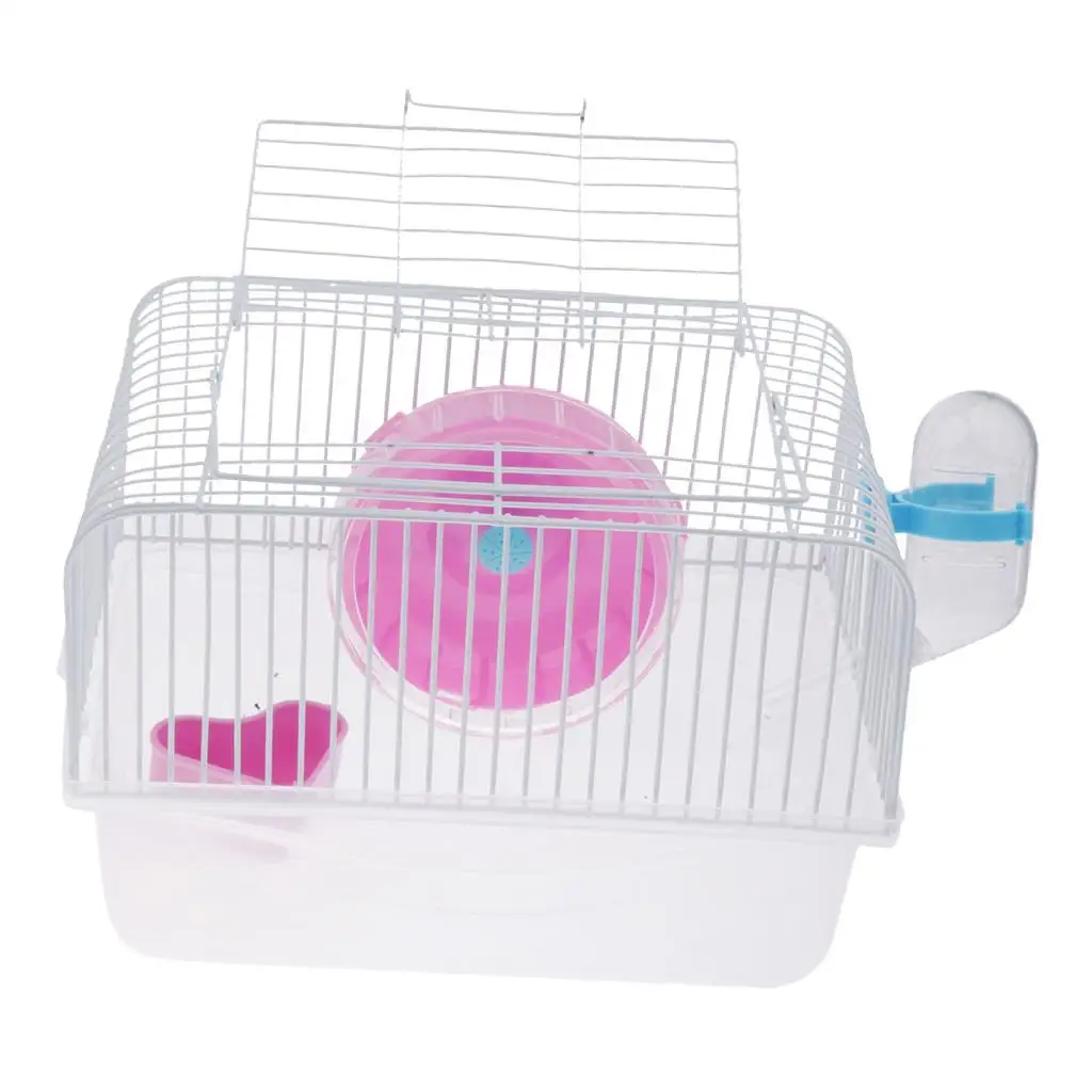 

Transparent Big Hamster Cage with Removable Bottom and Wire Frame Pet House for Hamsters and Guinea Pigs