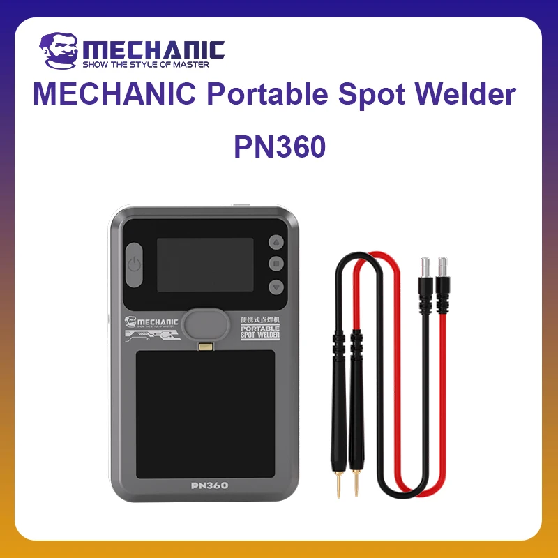 MECHANIC OFFICIAL Portable Spot Welder PN360 Fully Integrated Spot Welder Built-In Baatery For Mobile Phone Spot Weldering Tools