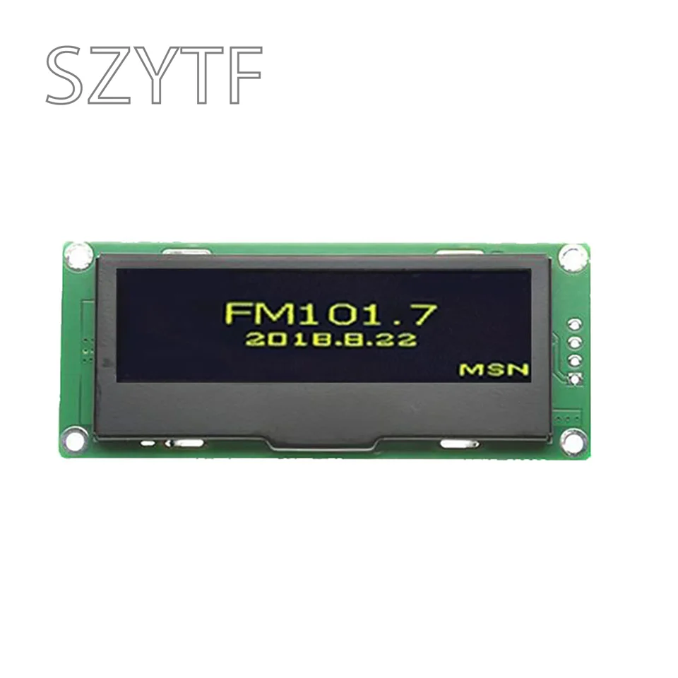 2.23 inch 4P IIC White/Yellow/Blue/Green OLED Screen with Adapter Board Module SSD1305 Drive IC 128*32 IIC Interface For arduino